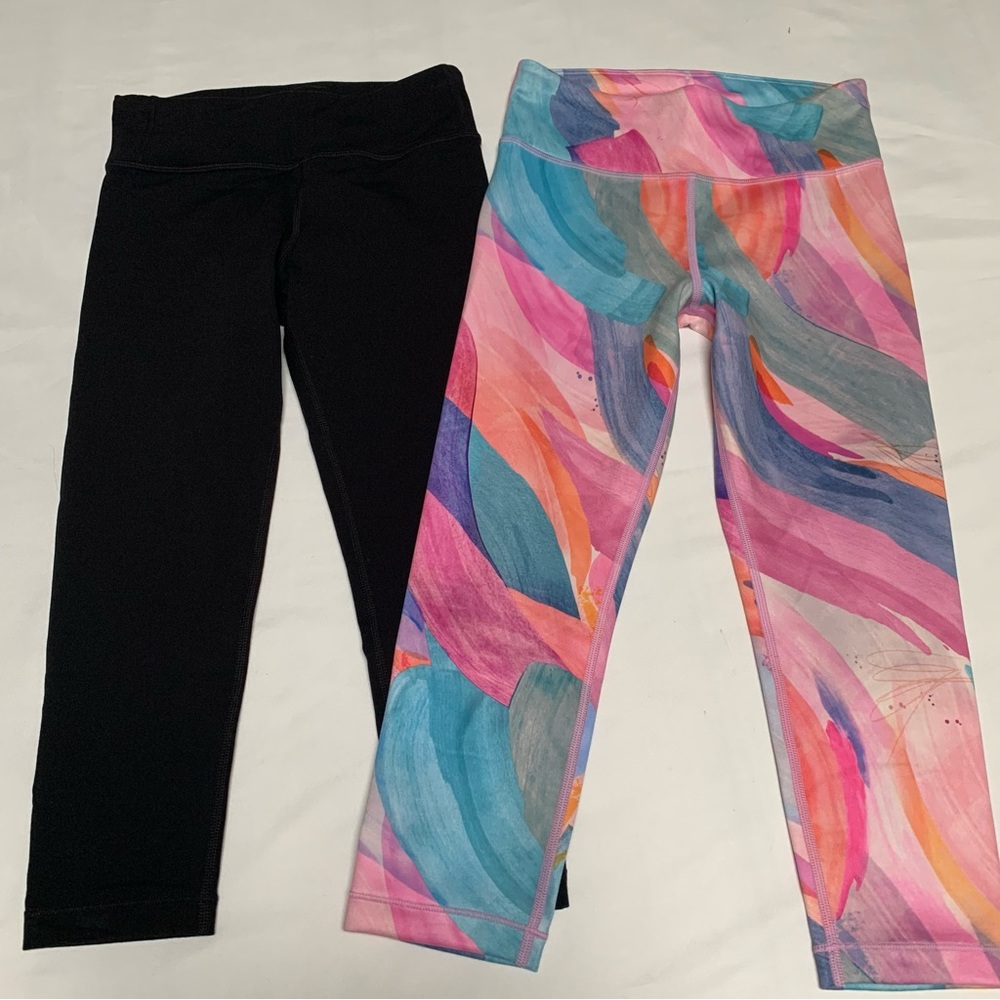 Athleta Girl Capri Leggings x 2